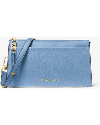 Pebbled leather convertible online crossbody bag michael kors