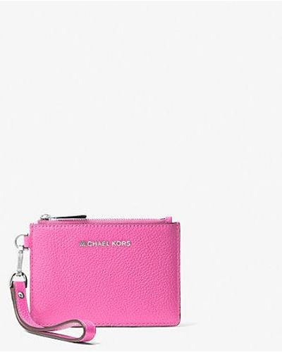 Michael Kors Leather Coin Purse - Pink