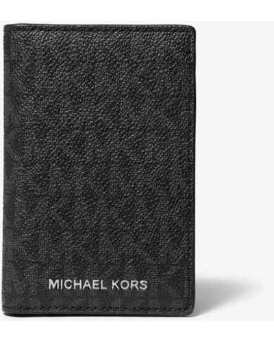 Michael Kors Hudson Logo Bi-fold Card Case - Multicolour