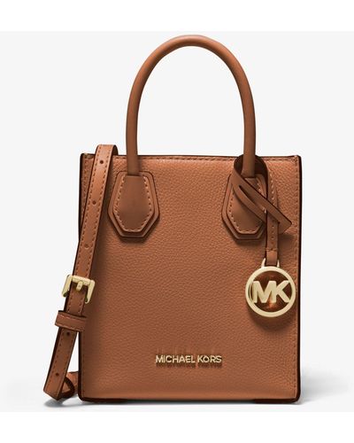 Michael Kors Mercer Extra-small Pebbled Leather Crossbody Bag - Multicolour