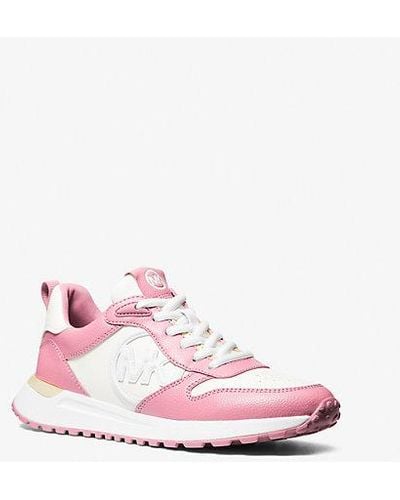 Michael Kors Dev Two-tone Sneaker - Pink
