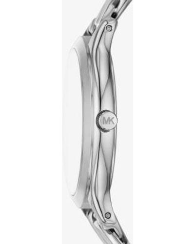 Michael Kors Slim Runway Three-hand Stainless Steel Watch 38mm in 