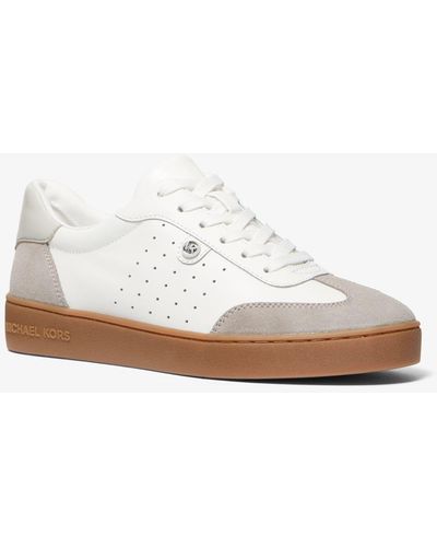 Michael Kors Sneaker Scotty in pelle - Bianco