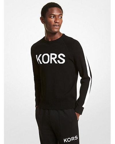 Michael Kors Kors Stretch Viscose Sweater - Black