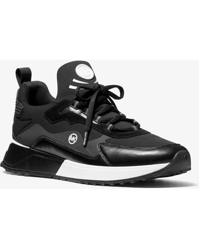 Michael Kors Theo Sport Scuba Sneaker - Black