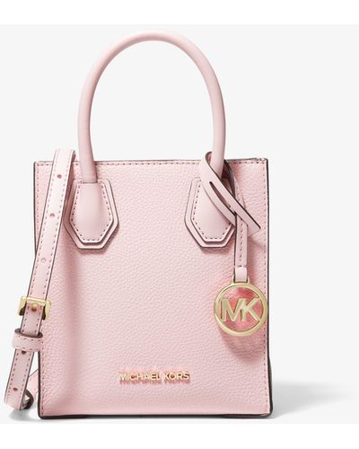 Michael Kors Mercer Extra-small Pebbled Leather Crossbody Bag - Multicolour