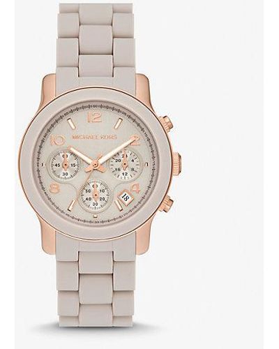 Michael Kors Slim Runway Three-hand Stainless Steel Watch 38mm in  