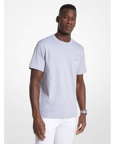 Michael Kors T-shirt a girocollo in cotone - Bianco