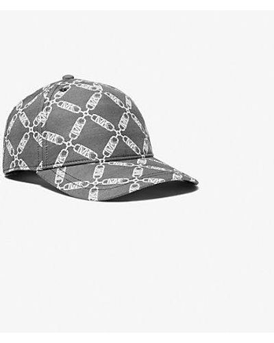 Michael Kors Empire Logo Jacquard Baseball Hat - Grey