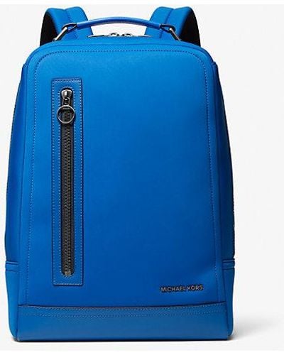 Michael Kors Mk Brooklyn Scuba Backpack - Blue