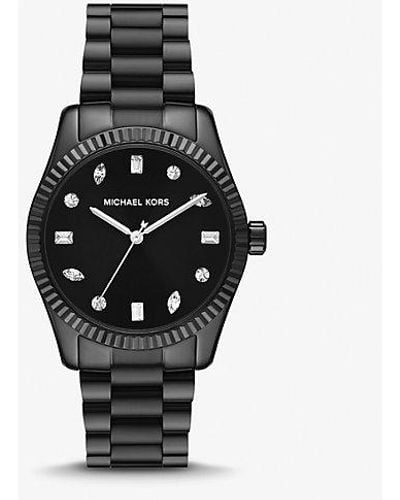 Michael Kors Lexington Three-hand Stainless Steel Watch 38mm - Black