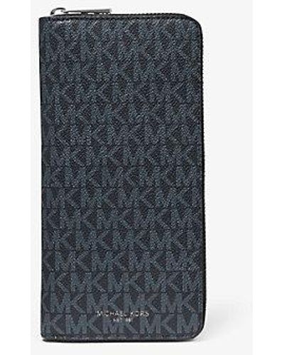 Michael Kors Greyson Logo Zip-around Wallet - Multicolour