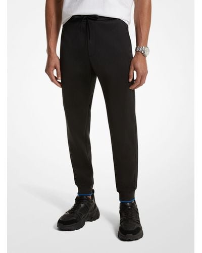 Michael Kors Pantalon de jogging en jersey extensible - Noir