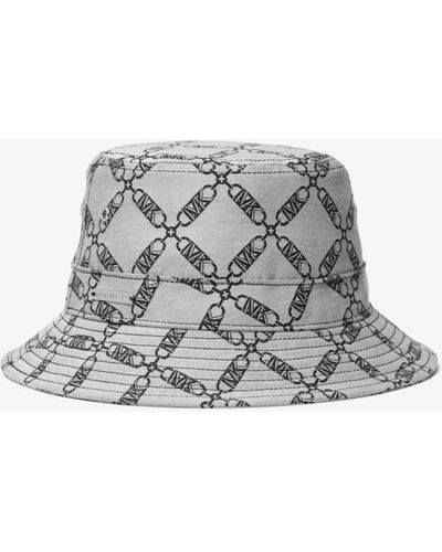 Michael Kors Empire Logo Jacquard Bucket Hat - Gray