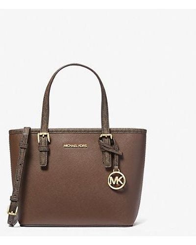 Michael Kors Jet Set Travel Extra-small Top-zip Tote Bag - Brown