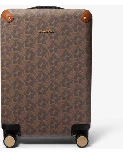 Michael Kors Empire Signature Logo Suitcase - Brown