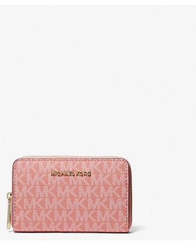 Michael Kors Small Logo Wallet - Pink