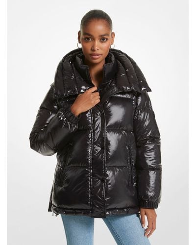 Michael Kors Mk 2-In-1 Quilted Nylon Puffer Jacket - Black