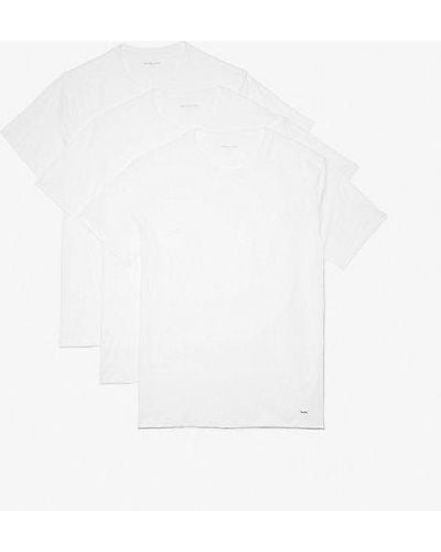 Michael Kors 3-pack Cotton T-shirt - White