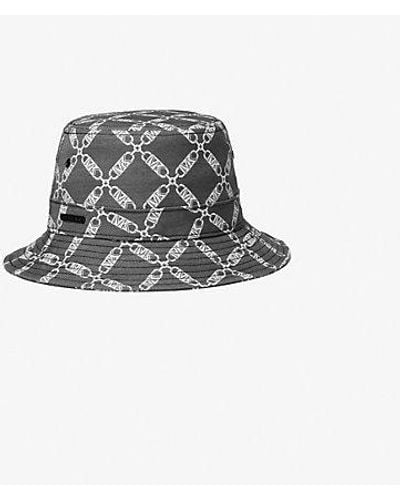 MICHAEL Michael Kors Mk Empire Logo Jacquard Bucket Hat - Black