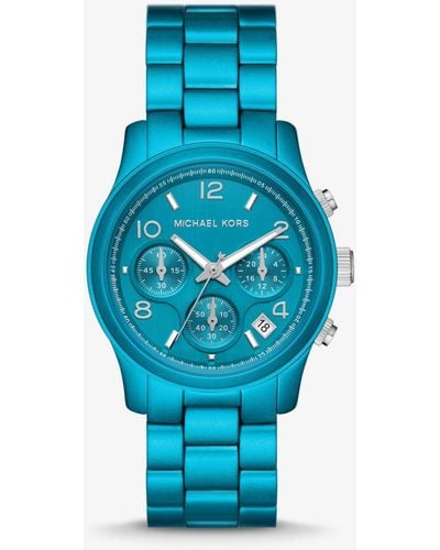 Michael Kors Limited-edition Runway Blue-tone Watch