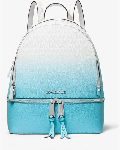 Mk store backpack blue