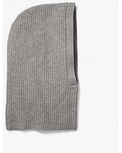 Michael Kors Cashmere Balaclava - Gray