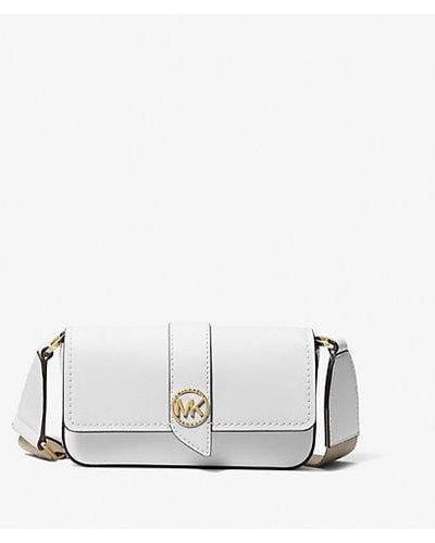 MICHAEL Michael Kors Greenwich Extra-small Saffiano Leather Sling Crossbody Bag - White