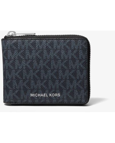 Michael Kors Hudson Zip-around Billfold Wallet With Coin Pocket - Black