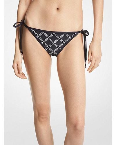 Michael Kors Empire Logo Bikini Bottom - Black