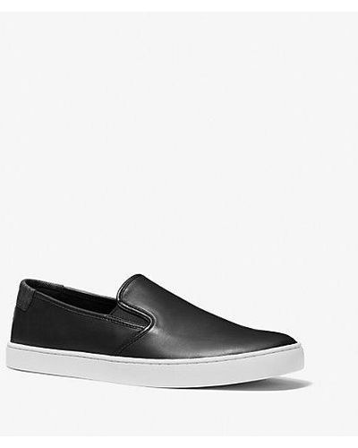 Michael kors white leather slip cheap on sneakers