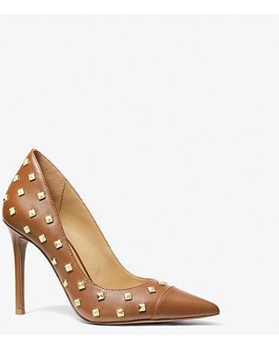 Michael michael kors keke sales leopard calf hair pump