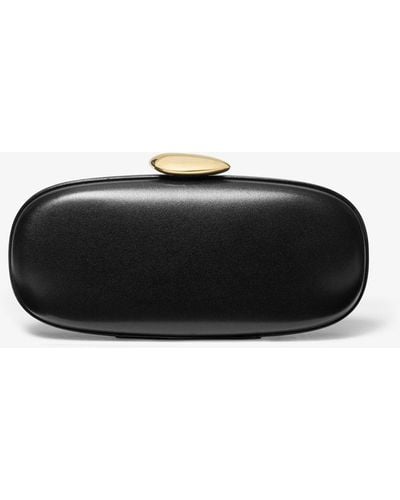 Michael Kors Petite minaudière Tina en cuir - Noir