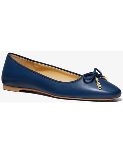 MICHAEL Michael Kors Ballerina Nori in pelle - Blu