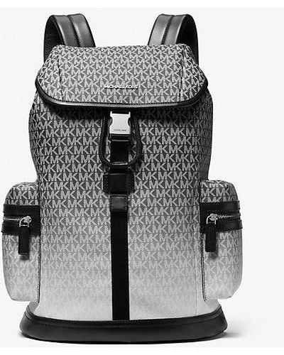 Michael Kors Cooper Ombré Logo Utility Backpack - Grey