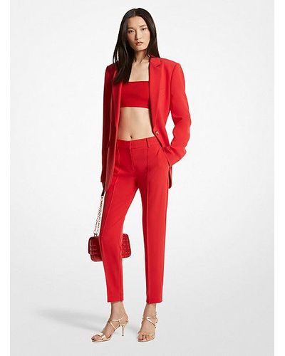 MICHAEL Michael Kors Crepe Pants - Red