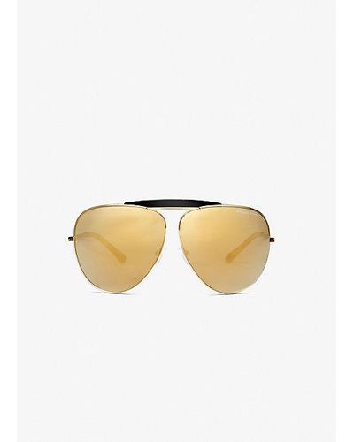 Michael Kors Bleecker Sunglasses - Metallic