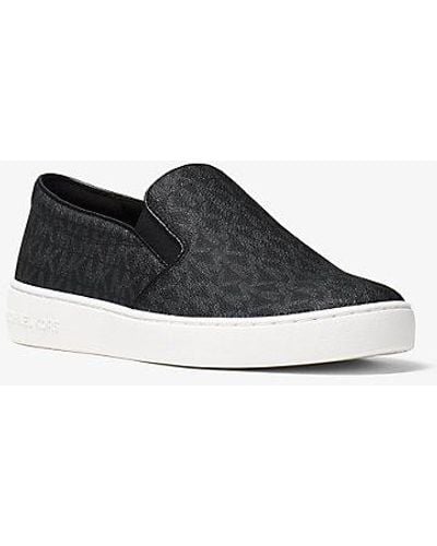 Michael Kors Keaton Logo Slip-on Sneaker - Black