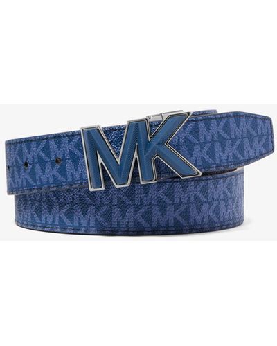 Michael Kors Logo Belt - Blue
