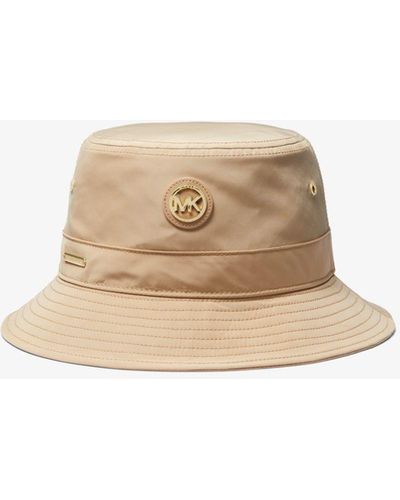Michael Kors Logo Woven Bucket Hat - White