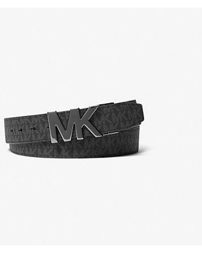 Michael Kors 4-in-1 Signature Logo Belt Box Set - White