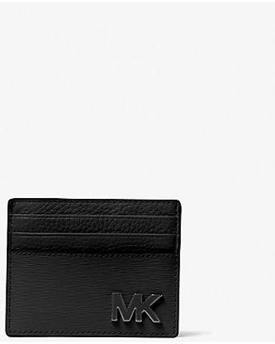 Michael Kors Hudson Leather Card Case - White