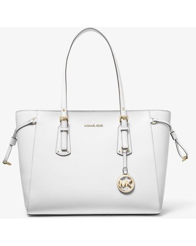 Michael Kors Medium CrossGrain Leather Satchel