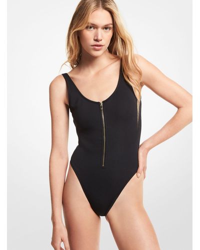 Michael Kors M X 007 Scuba Swimsuit - Black