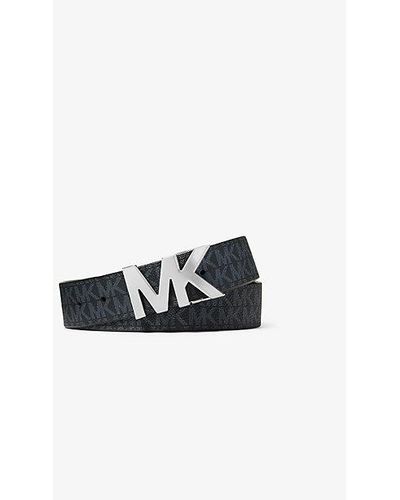 Michael Kors Reversible Logo Buckle Belt - Multicolor