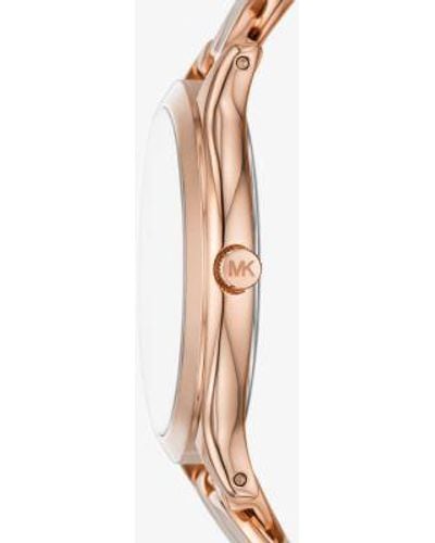 Michael Kors Slim Runway Three-hand Stainless Steel Watch 38mm in 