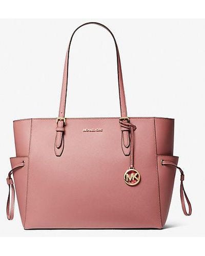 Michael Kors Gilly Large Saffiano Leather Tote Bag - Pink