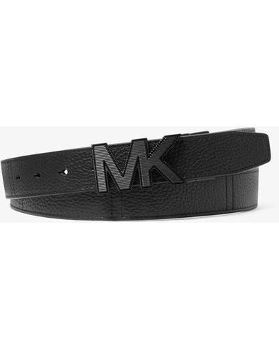 Michael Kors Cinturón reversible de piel - Blanco