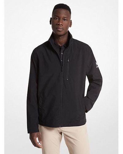 Michael Kors Golf Woven Jacket - Black