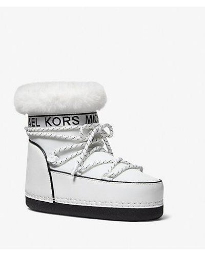 Michael Kors Zelda Nylon Snow Boot - White